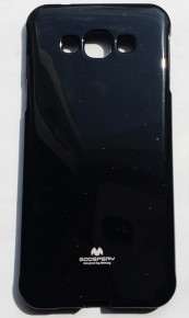 Силиконов гръб ТПУ MERCURY за Samsung Galaxy A8 A800F черен